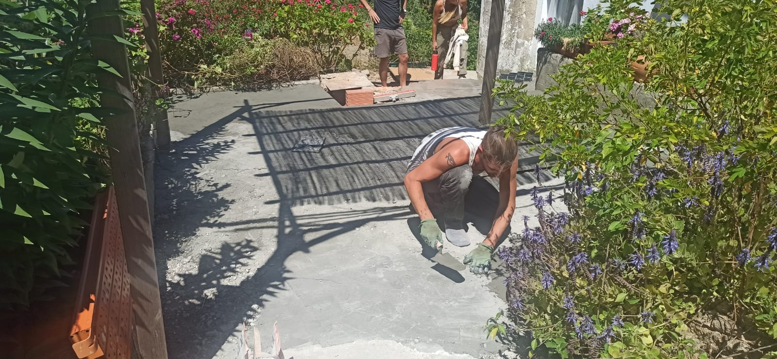 Concrete base