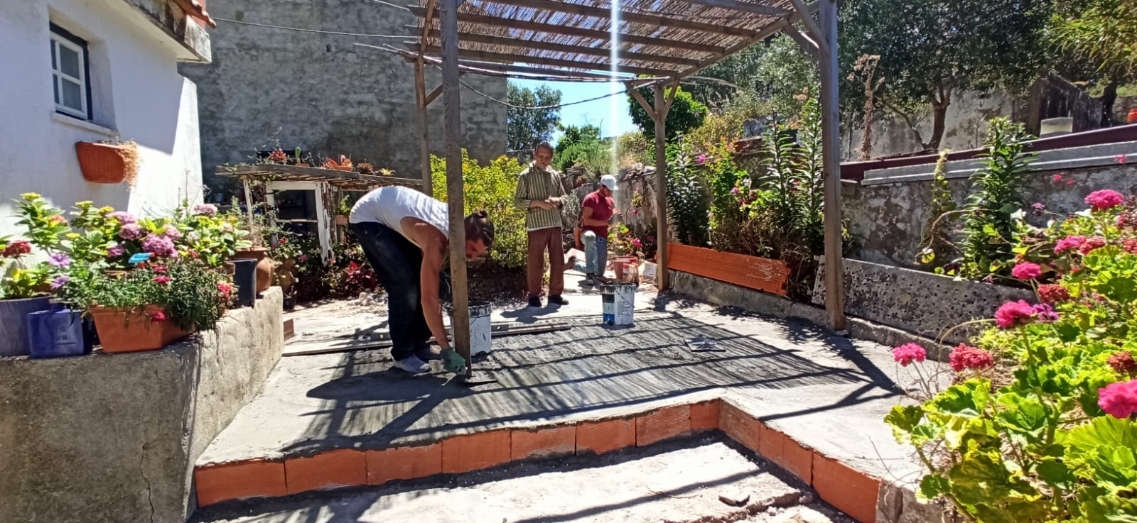 Concrete base